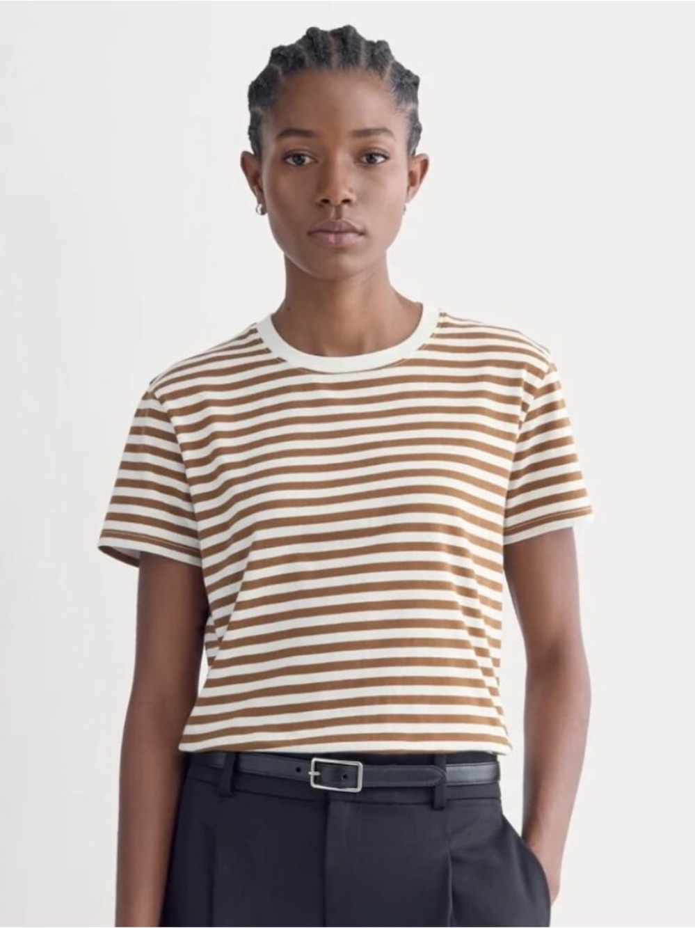 Everlane The Box-Cut Tee in Essential Cotton